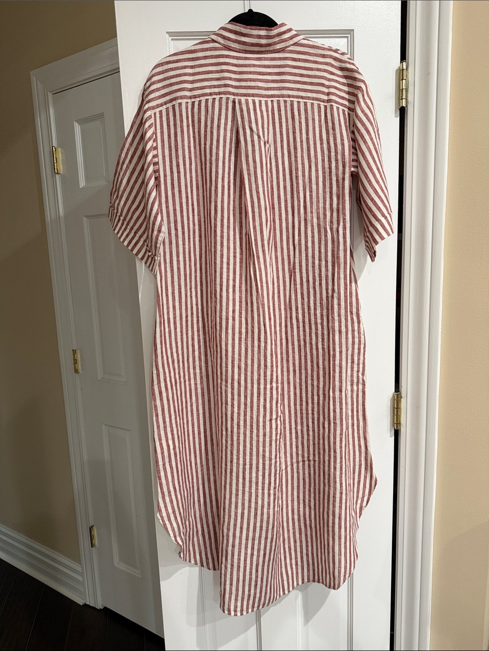Banana Republic Hi-Low Linen Shirt Maxi Dress - Picture 2 of 7